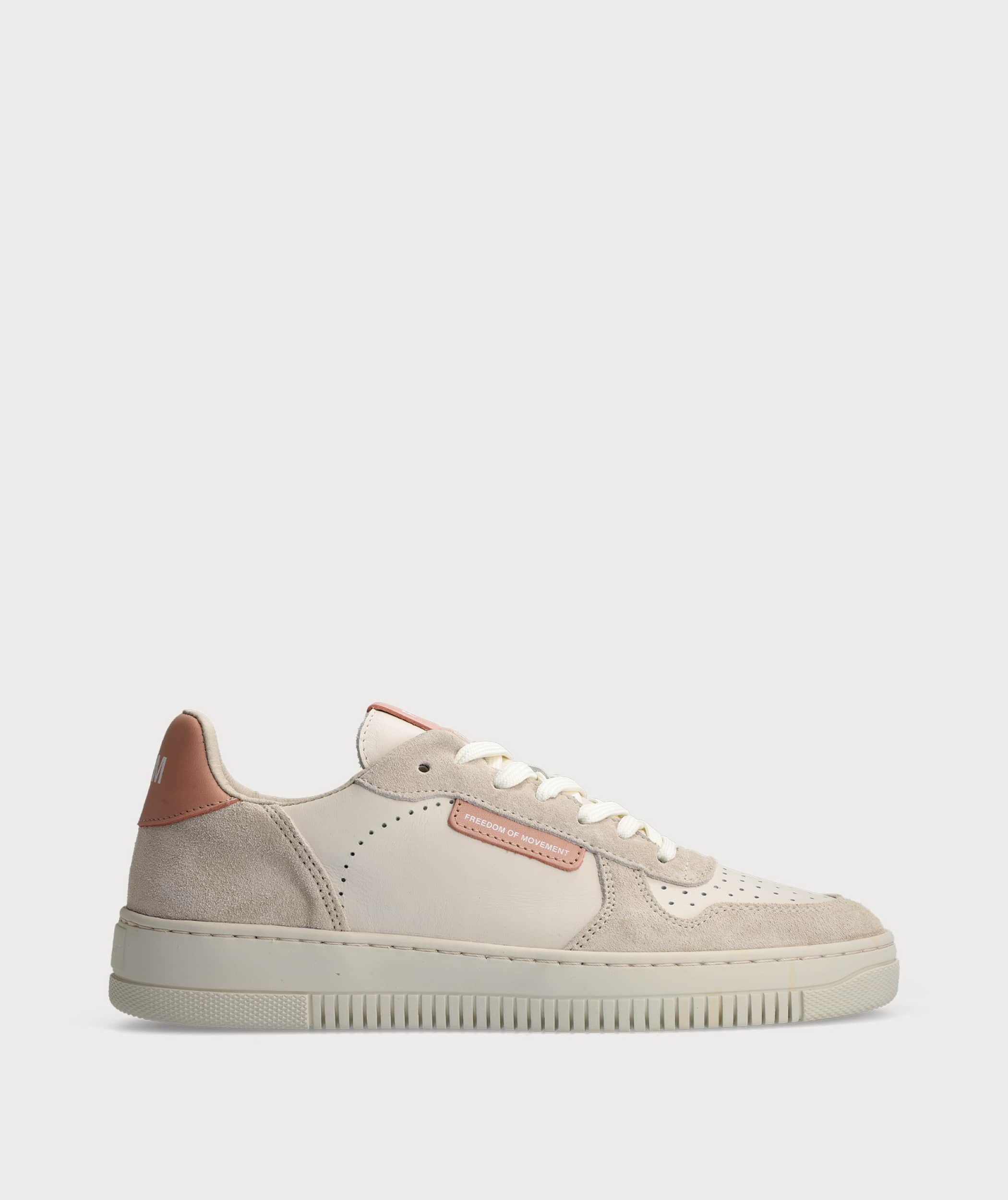 FOM Ladies Tekkie - Off-White/ Blush