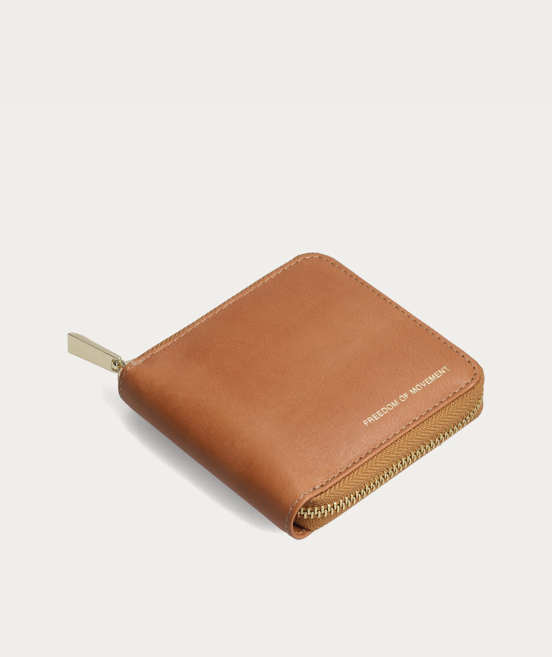 Square Zip Wallet - Biscuit