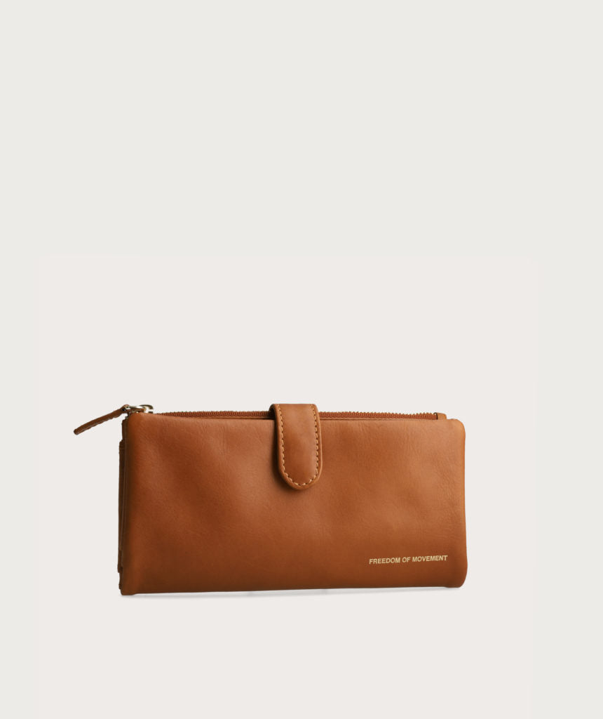 Ladies Clip Wallet - Bourbon